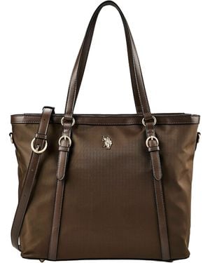 U.S. POLO ASSN. Schultertasche Houston - Braun