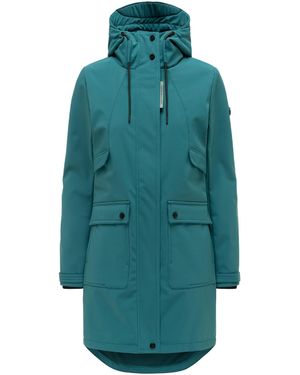 Navahoo Funktionsmantel Morgennebel 14 - Blau