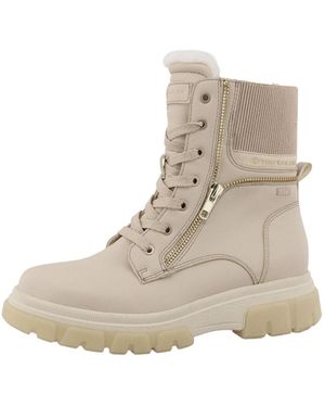 Tom Tailor Schnürstiefelette - Natur