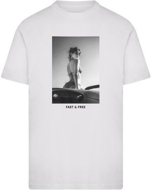Mister Tee T-Shirt Fast & Free - Grau