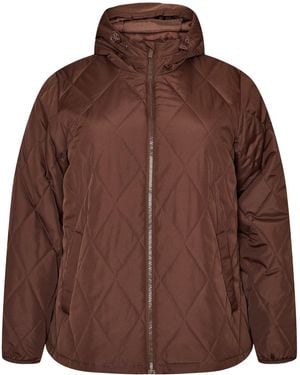 Zizzi Übergangsjacke - Braun