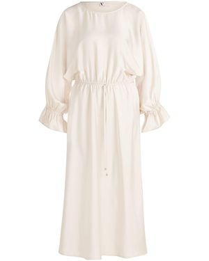 Vera Mont Cocktailkleid Mit U-Boot-Ausschnitt - Weiß