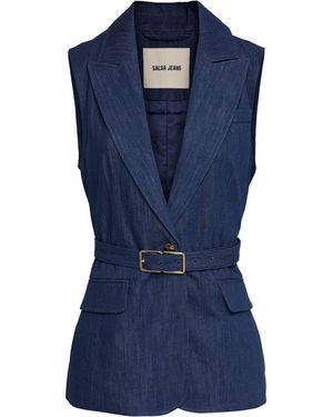 Salsa Jeans Westen - Blau