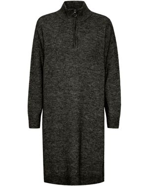 Fransa Strickkleid Frsanny - Schwarz