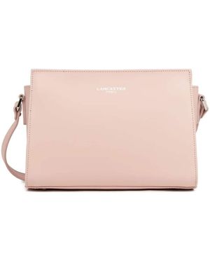 Lancaster Umhängetasche Lancaster Sac Trotteur Zippe S Smooth Poudre - Pink