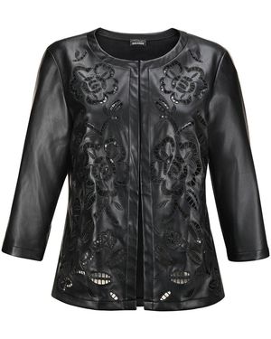 Goldner Jacke - Schwarz