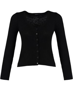 Trendyol Strickjacke - Schwarz