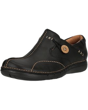 Clarks Un Loop Slipper im praktischen Slip On-Design - Schwarz