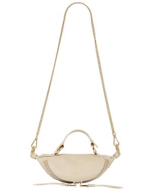 Lancel Handtasche S Origami Dune Femme - Weiß