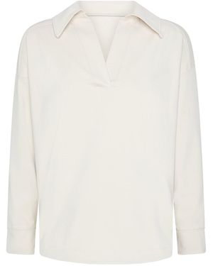 BORN LIVING YOGA Poloshirt Lua - Weiß