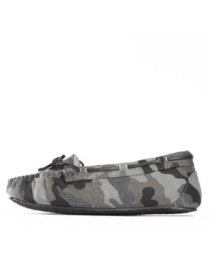 Minnetonka Mokassin - Grau