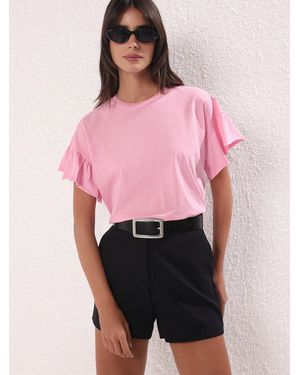 Trendyol T-Shirt - Pink