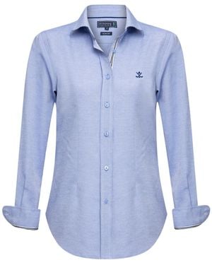 Sir Raymond Tailor Bluse 'Lolas' - Blau