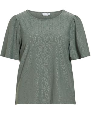 Vila T-Shirt Vibelli - Grün