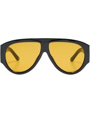 Bershka Sonnenbrille - Gelb