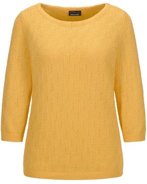Goldner Pullover - Gelb