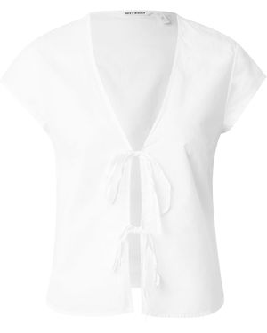 Weekday Bluse Lizzard - Weiß