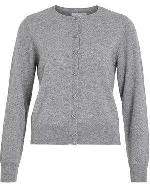 Vila Strickjacke - Grau