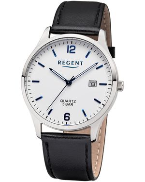 Regent Analoguhr - Schwarz