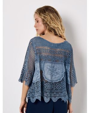 Apricot Bluse - Blau