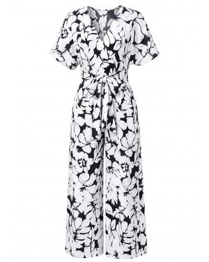 CUPSHE Jumpsuit Wide Leg - Weiß
