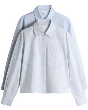 The Set Bluse - Blau