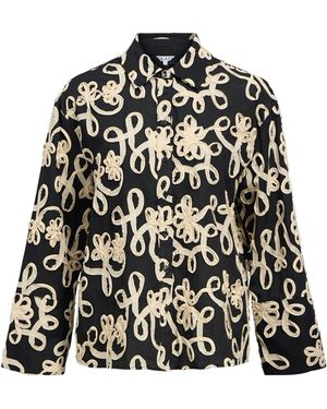 Object Bluse Objroya - Schwarz