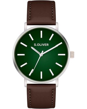 S.oliver Analoguhr - Grün