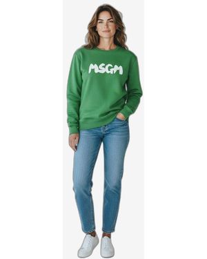 MSGM Sweatshirt - Grün