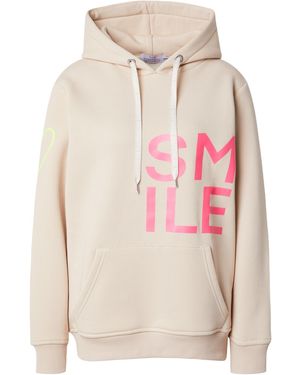 Zwillingsherz Sweatshirt 'alissa' - Weiß