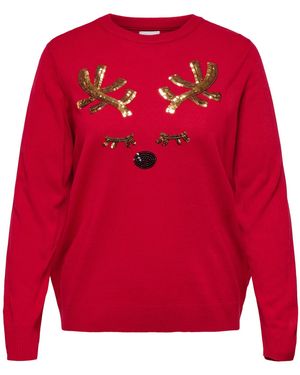 Only Carmakoma Pullover - Rot