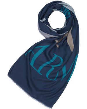 Armani Schal Emporio Schal - Blau