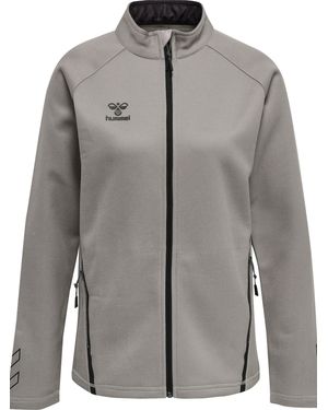 Hummel Sportsweatjacke 'Cima Xk' - Grau