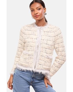 Lipsy Strickjacke - Weiß