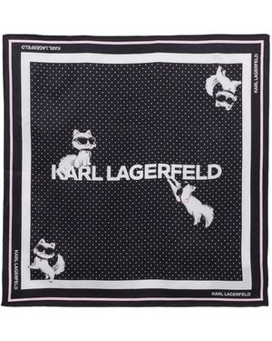 KARL LAGERFELD Tuch Ikon Choup - Schwarz