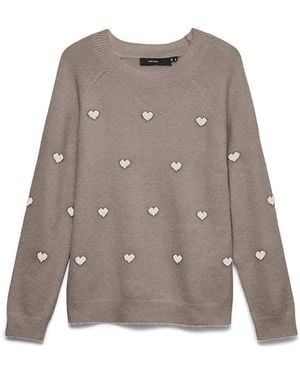 Vero Moda Pullover Vmdoffy - Grau