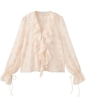 Mango Bluse Laila - Natur