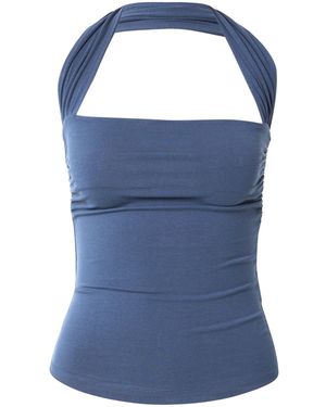 Weekday Top Marina - Blau