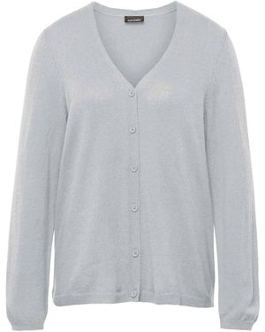Goldner Strickjacke - Grau