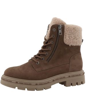 Tom Tailor Schnürstiefelette - Braun