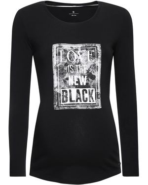Bellybutton Shirt - Schwarz