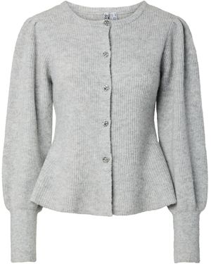 Pieces Strickjacke Pcannie - Grau