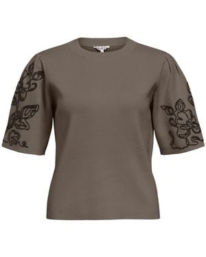 Object Pullover Objflora - Grau