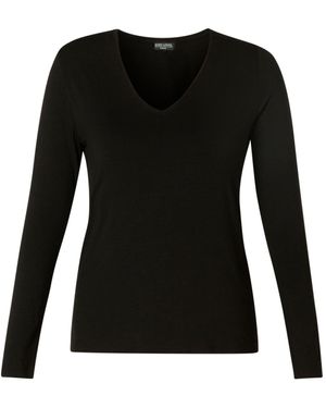 Base Level Curvy Shirt 'Alize' - Schwarz