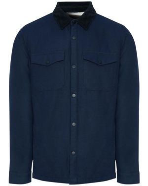 Threadbare Hemdjacke Cottage - Blau