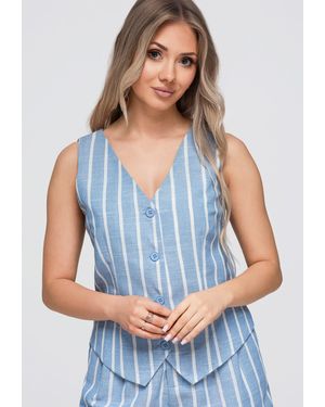Ombre Weste - Blau