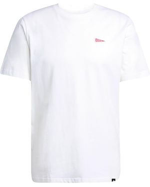 adidas Funktionsshirt Pennant Trim Graphic - Weiß