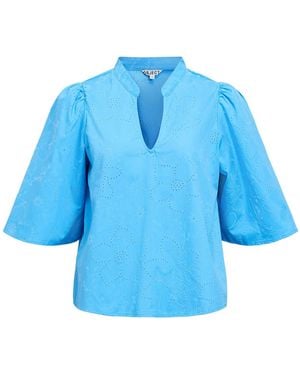Object Bluse Objhelia - Blau