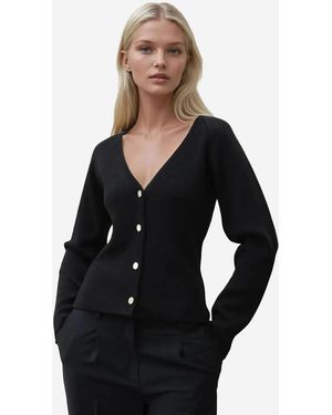 Hiccup Strickjacke - Schwarz