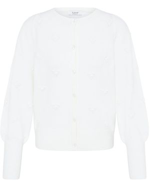 B.Young Strickjacke Bymanina - Weiß